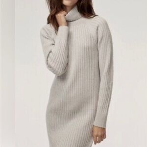 Aritzia Wilfred Oatmeal Montpellier Dress